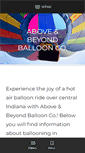 Mobile Screenshot of aboveandbeyondballoon.com